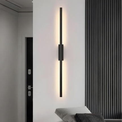 Arandela de Pared LED Negra Minimalista