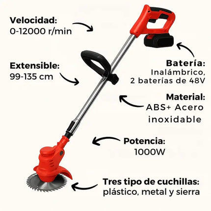 Guadaña TurboBlade™ – con batería extra + premios