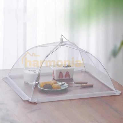 Tela Protectora de Alimentos Gris Plegable 