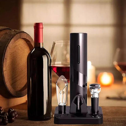 Abridor de Vino Eléctrico Recargable Kit de Vino - Zenithi Hogar