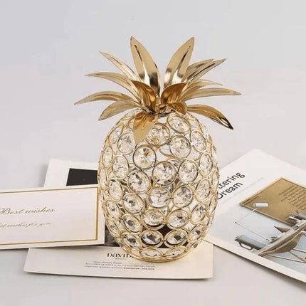 Decoración moderna de frutas de cristal