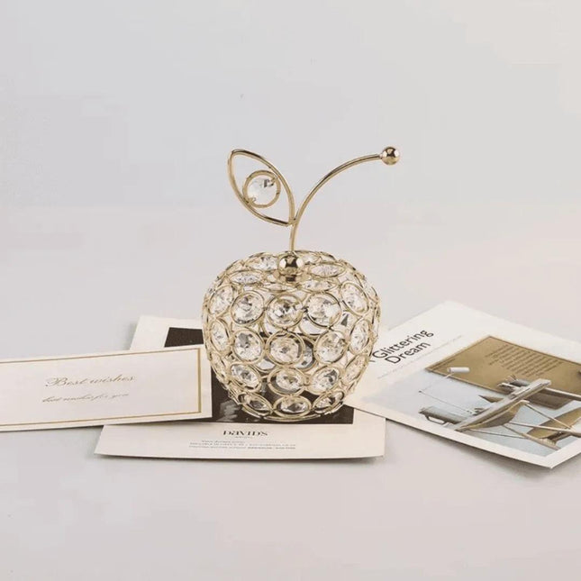 Decoración moderna de frutas de cristal