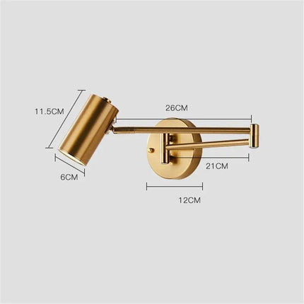 Arandela de Pared Articulada LED en Metal