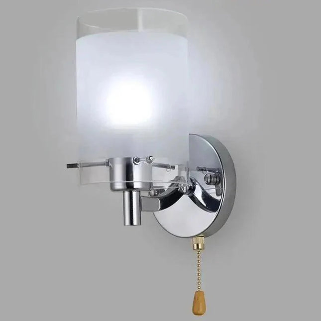 Arandela de Pared Cromada con interruptor Bivolt