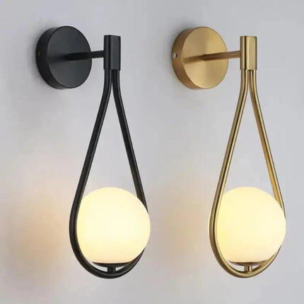 Arandela de Pared Gota Minimalista en Metal