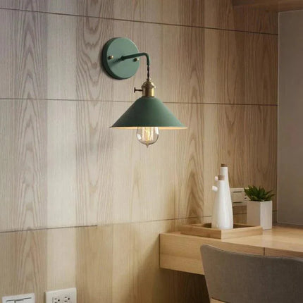 Arandela de Pared Industrial Macarrones con Lámpara