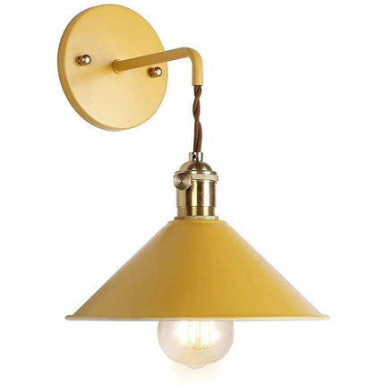 Arandela de Pared Industrial Macarrones con Lámpara