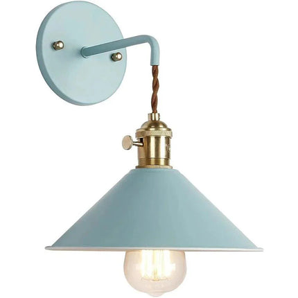 Arandela de Pared Industrial Macarrones con Lámpara