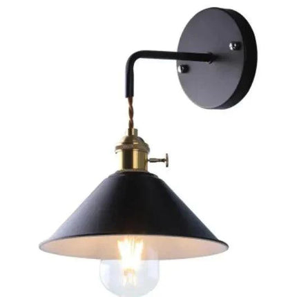 Arandela de Pared Industrial Macarrones con Lámpara