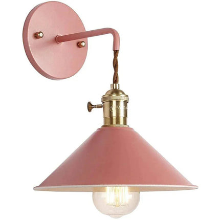 Arandela de Pared Industrial Macarrones con Lámpara