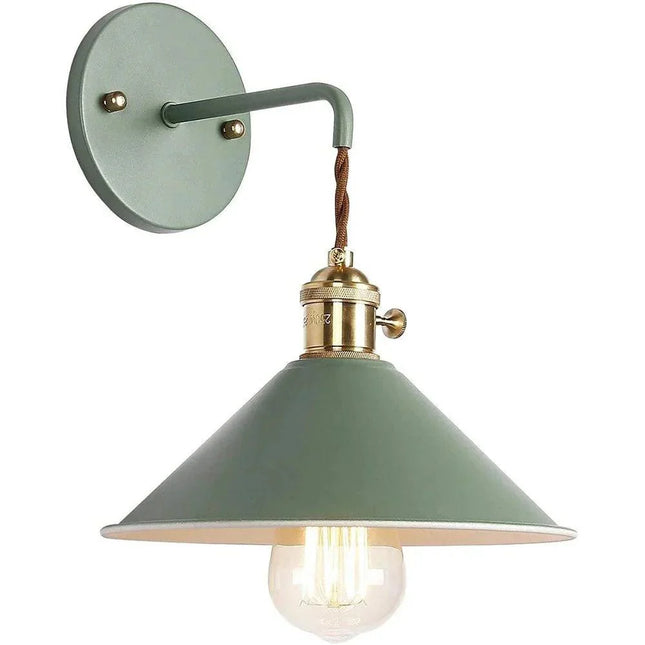 Arandela de Pared Industrial Macarrones con Lámpara