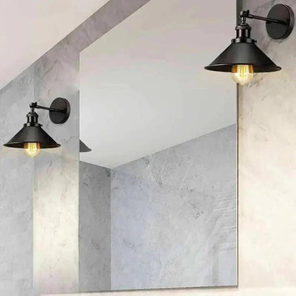 Arandela de Pared Interior Industrial Formato Cono