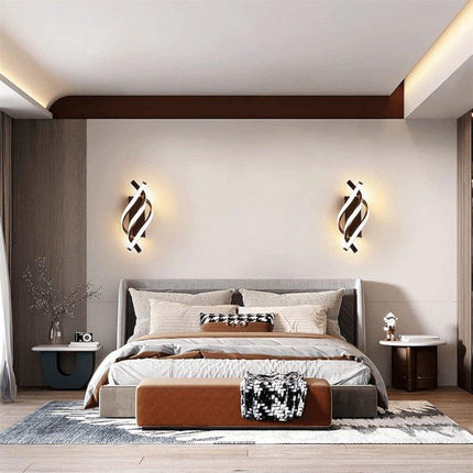Arandela de Pared LED Espiral Moderna