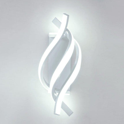 Arandela de Pared LED Espiral Moderna