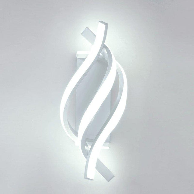 Arandela de Pared LED Espiral Moderna