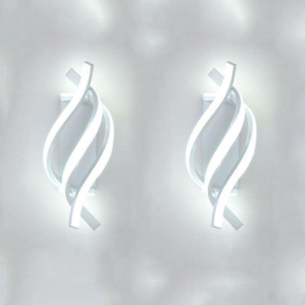 Arandela de Pared LED Espiral Moderna