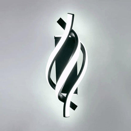 Arandela de Pared LED Espiral Moderna