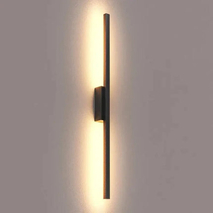 Arandela de Pared LED Negra Minimalista