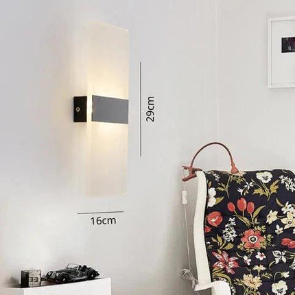 Arandela de Pared Minimalista Acrílico