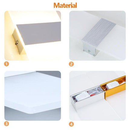 Arandela de Pared Minimalista Acrílico