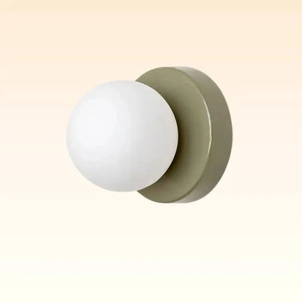 Arandela de Pared para Dormitorio Globo de Vidrio