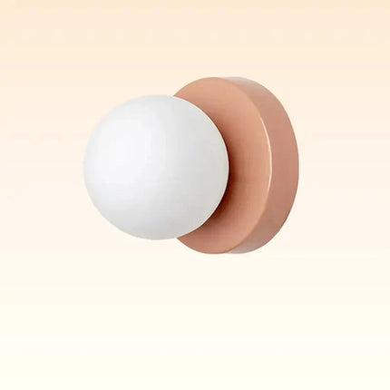 Arandela de Pared para Dormitorio Globo de Vidrio