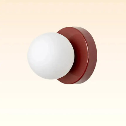 Arandela de Pared para Dormitorio Globo de Vidrio