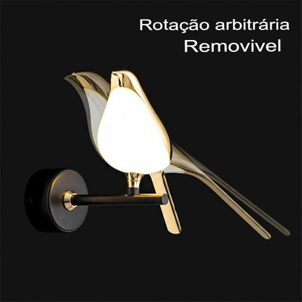 Arandela de Pared Pájaro Nórdico
