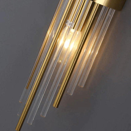 Arandela de Pared Spartan de Metal y Vidrio