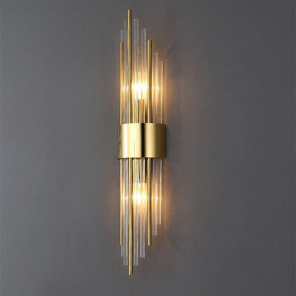 Arandela de Pared Spartan de Metal y Vidrio