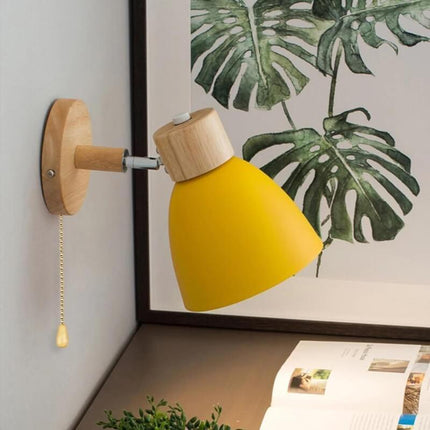 Arandela de Pared de Madera