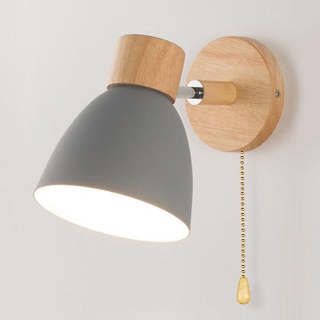 Arandela de Pared de Madera