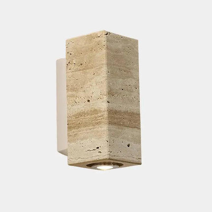 Arandela Japonesa de Mármol Estilo Wabi Sabi