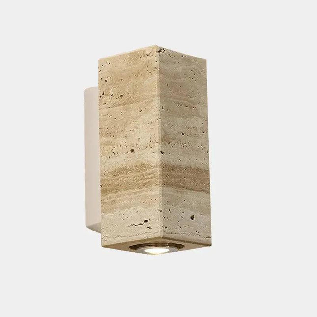 Arandela Japonesa de Mármol Estilo Wabi Sabi