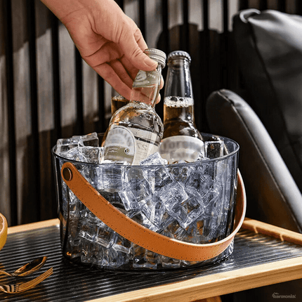 Balde de Hielo Acrílico Cerveza Champagne - Zenithi Hogar
