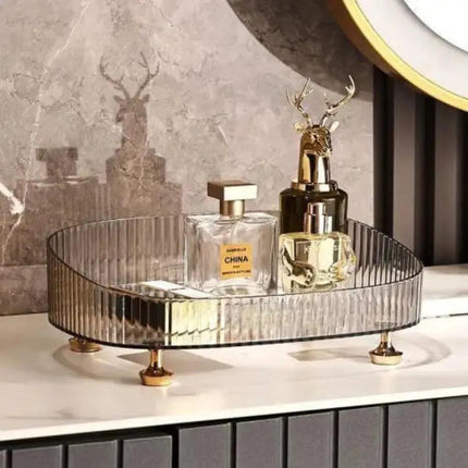 Baneja Decorativa Espejada para Baño Ovalada