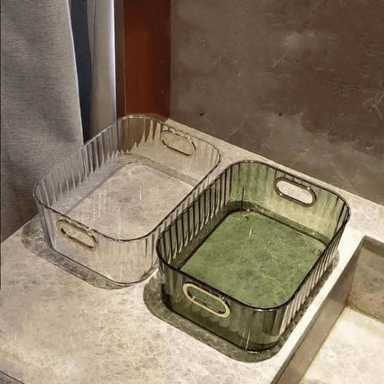 Bandeja Decorativa para Baño Espejada Organizadora