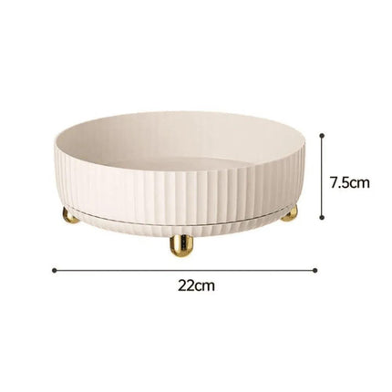 Bandeja Decorativa para Baño Organizadora Redonda