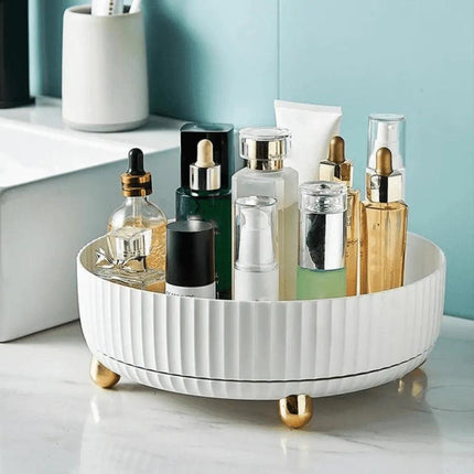 Bandeja Decorativa para Baño Organizadora Redonda