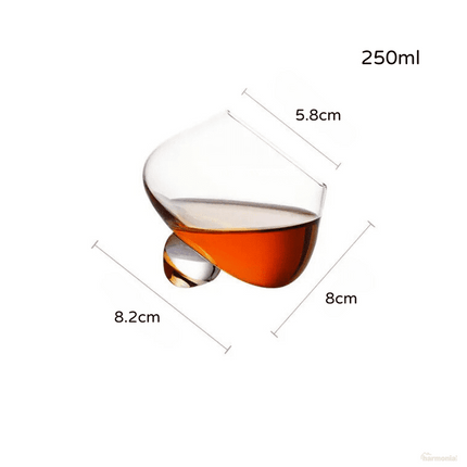 Copa de Whisky Cristal Barriga Rotativa - Zenithi Hogar