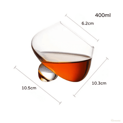 Copa de Whisky Cristal Barriga Rotativa - Zenithi Hogar
