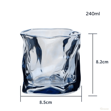 Copa de Whisky Cristal Bebidas Irregulares - Zenithi Hogar