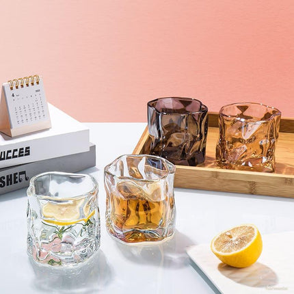 Copa de Whisky Cristal Bebidas Irregulares - Zenithi Hogar