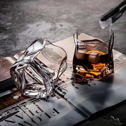 Copa de Whisky Cristal Bebidas Irregulares - Zenithi Hogar