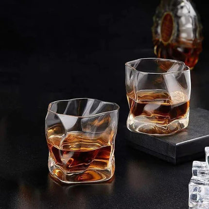 Copa de Whisky Cristal Bebidas Irregulares - Zenithi Hogar
