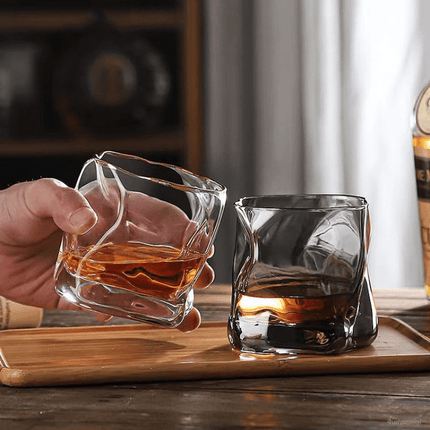 Copa de Whisky Cristal Bebidas Irregulares - Zenithi Hogar