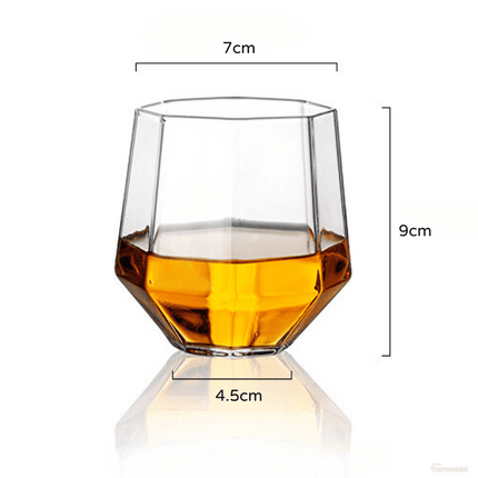 Decantador de Vino y Whisky Vidrio Diamante Home Bar - Zenithi Hogar