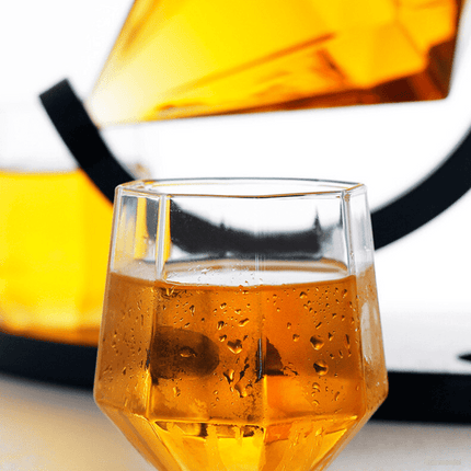 Decantador de Vino y Whisky Vidrio Diamante Home Bar - Zenithi Hogar