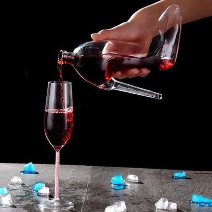 Decantador de Vino y Whisky Vidrio Zapato - Zenithi Hogar