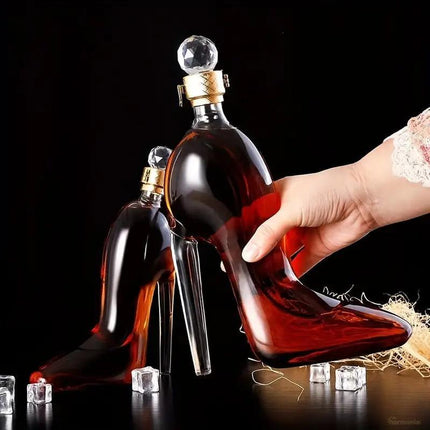 Decantador de Vino y Whisky Vidrio Zapato - Zenithi Hogar